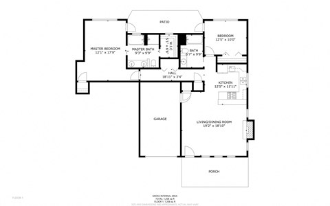 a floor plan of a house